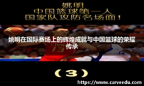 姚明在国际赛场上的辉煌成就与中国篮球的荣耀传承