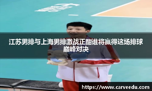 江苏男排与上海男排激战正酣谁将赢得这场排球巅峰对决